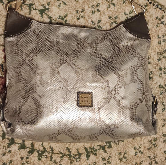 Dooney & Bourke Snakeskin Satchel - Picture 3 of 7